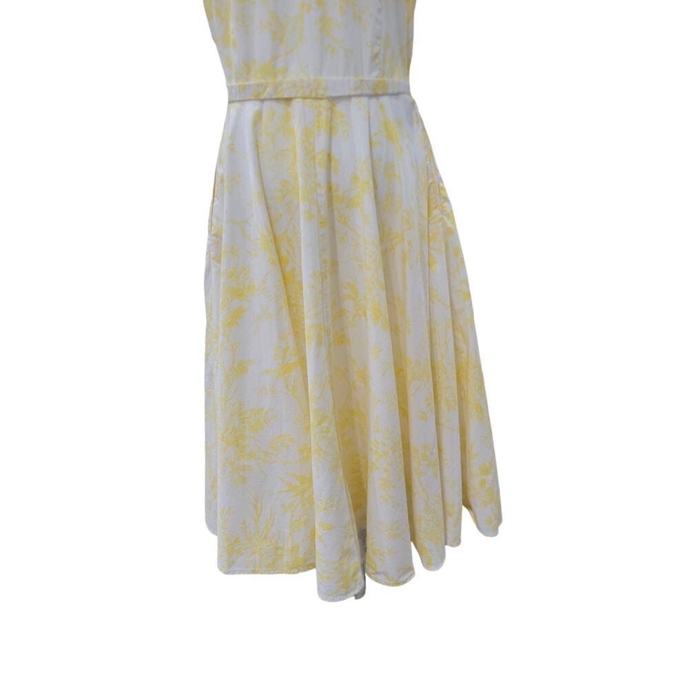 J. Peterman Women's Vintage Toile De Juy Sleeveless Cotton Midi Dress Size 10 - Picture 9 of 16